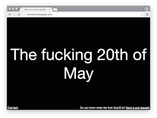 whenthefuckissydjs.com screenshot