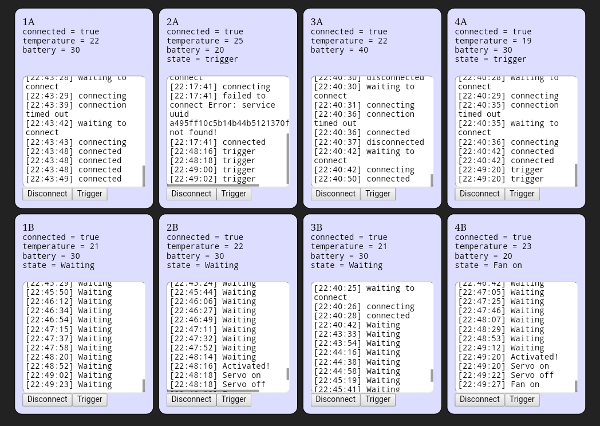 The beans web interface